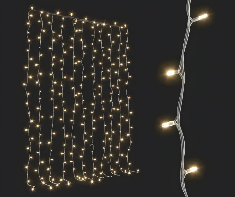 Garland on the window