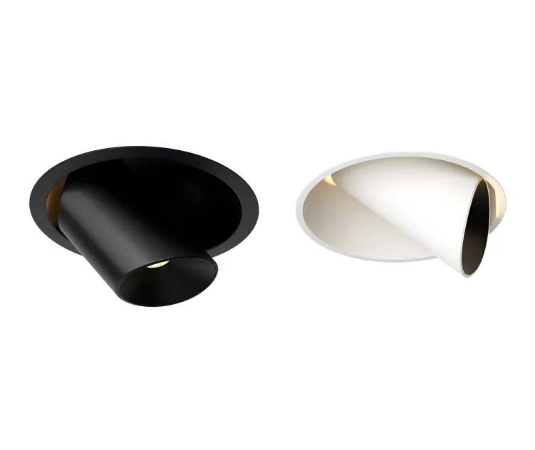 Hollow led spot by modular lighting instruments