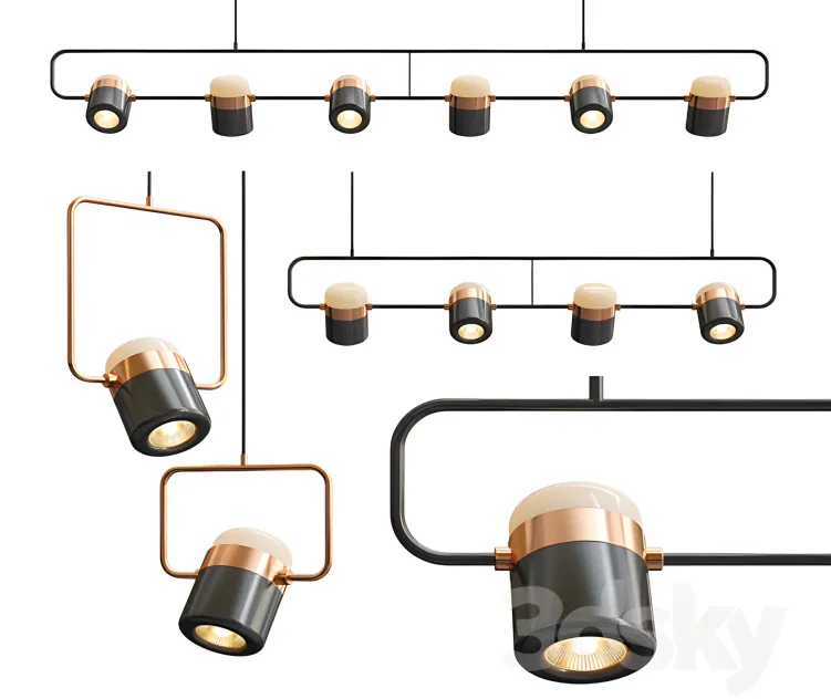 Ling pl linear suspension light