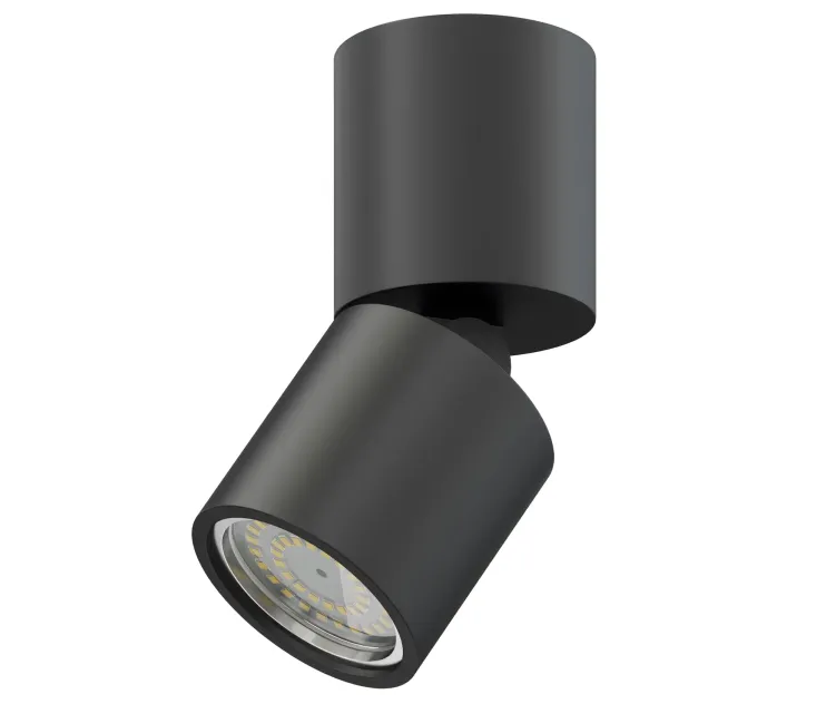 Models black cylindrical light