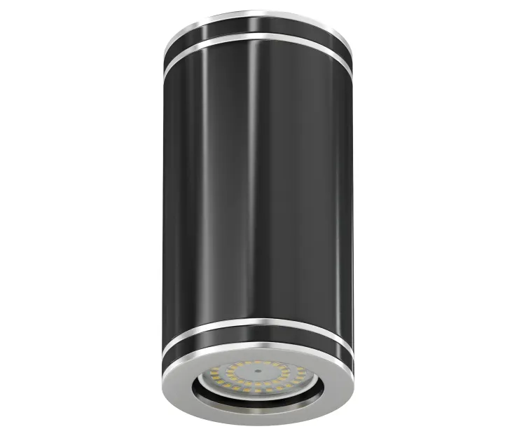 Models black cylindrical light