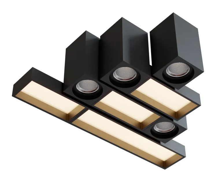 Modular lighting instruments qbini set