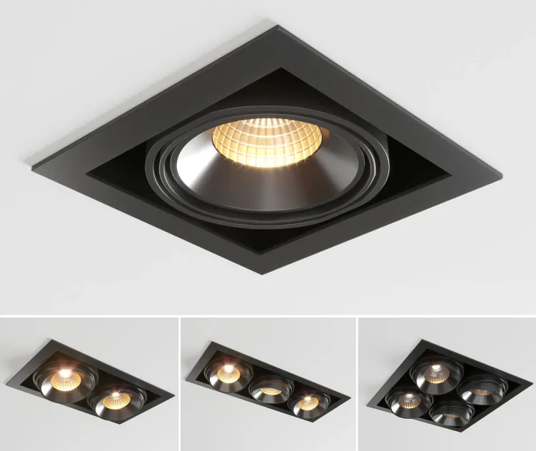 Multiple trimless spot light