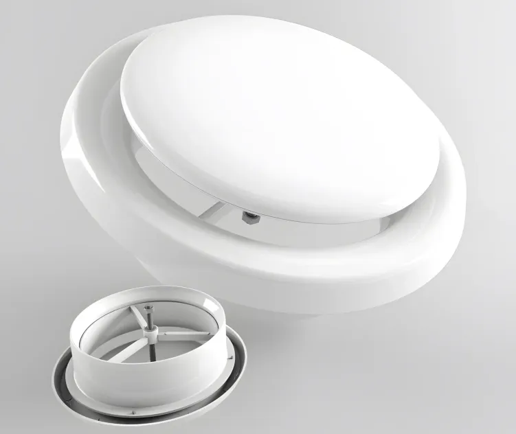 Ventilation plastic diffuser