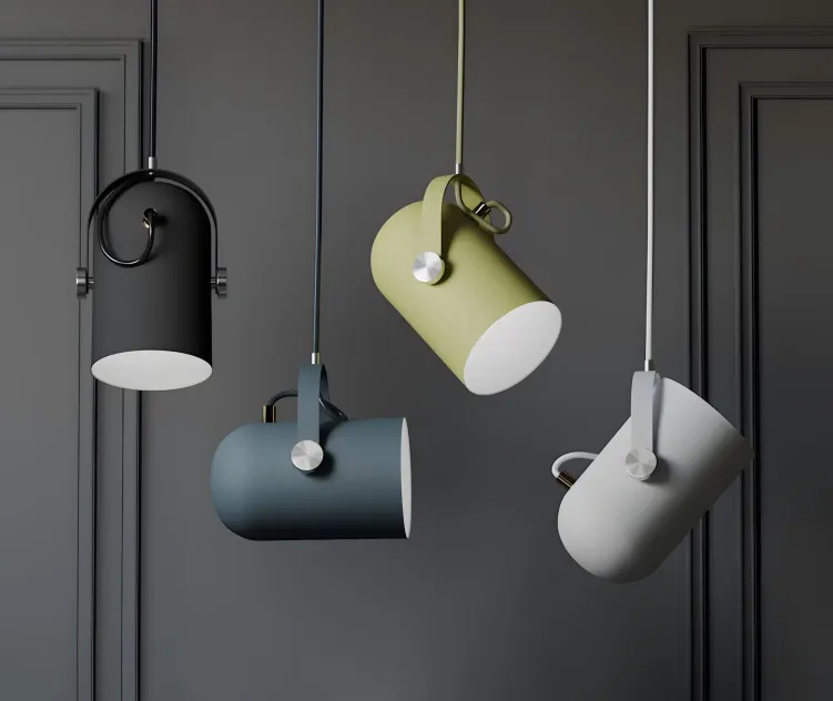 Warmly Modern Nordic Angled Drop Lights