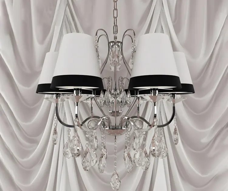 Chandelier hanging ideal lux domus