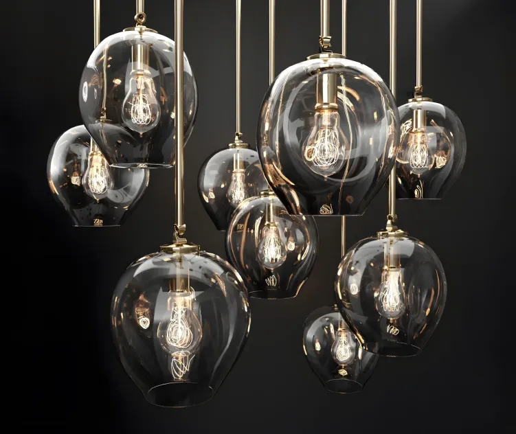 Branching bubble lamp