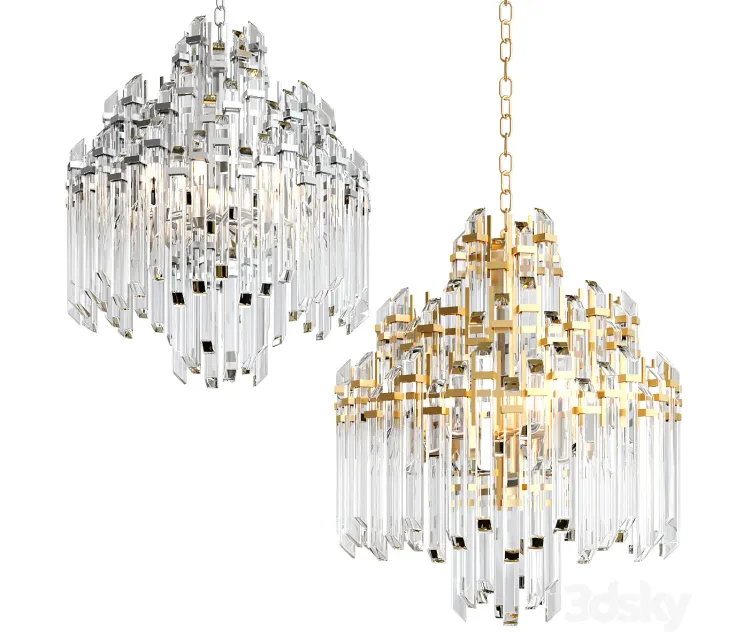 Adele four tier waterfall chandelier