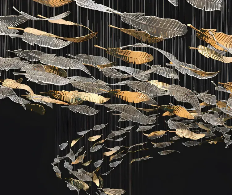 Airy chandelier