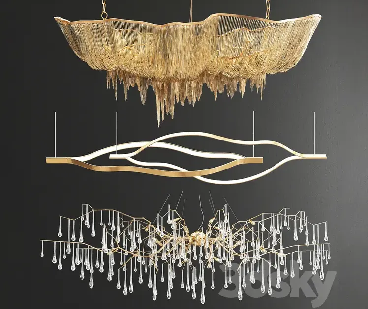 Atlantis henge bijout chandelier
