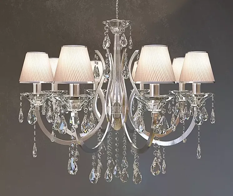 Chandelier colosseo clementina chrome