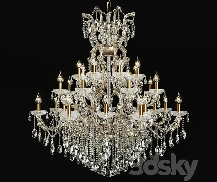 Chandelier crystal lux hollywood sp