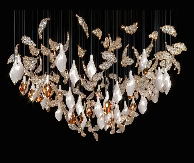 Chandelier light vargov 2