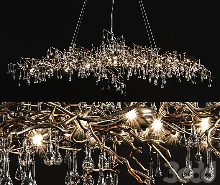 Chandelier serip bijout big