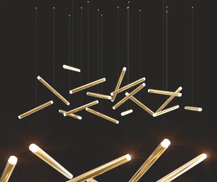 Dutti gold chandelier