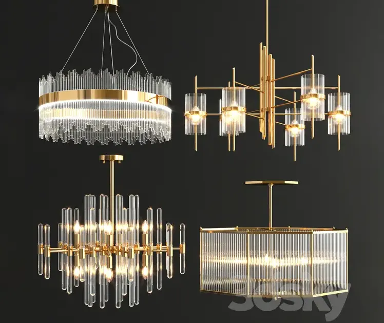 Collection of modern chandeliers