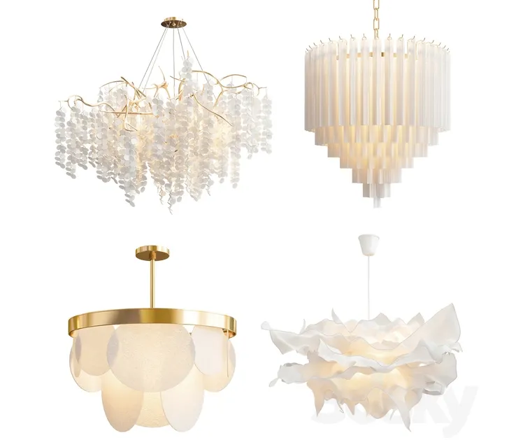 Four exclusive chandelier collection