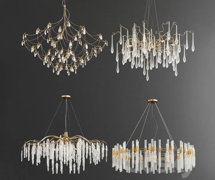 Four exclusive chandelier collection