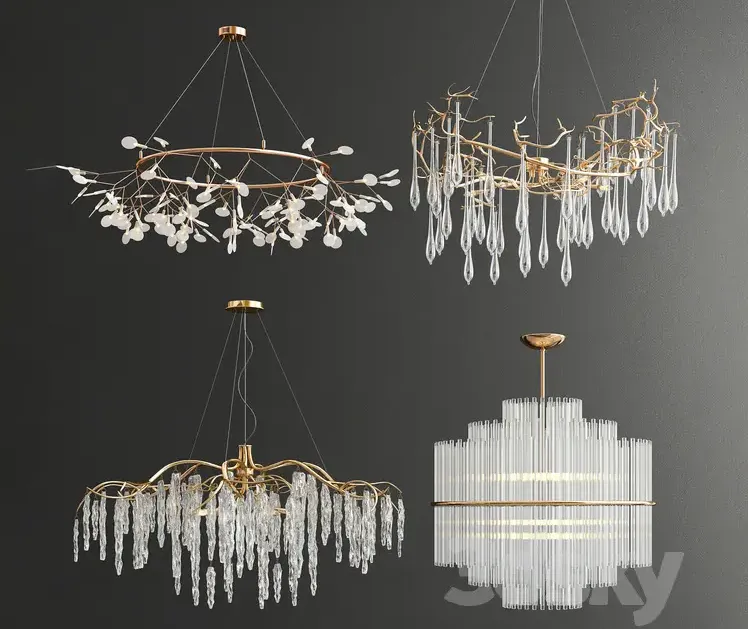 Four exclusive chandelier collection