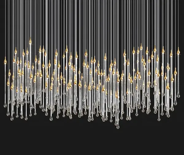 Glockiny tear drop chandelier