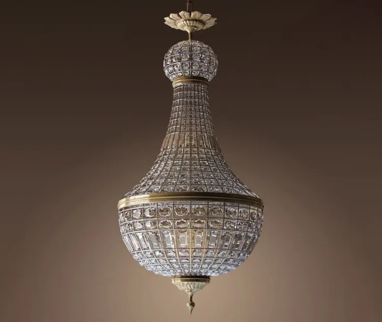 Rh mpire crystal chandelier