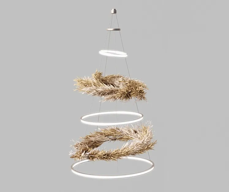 Pampas chandelier