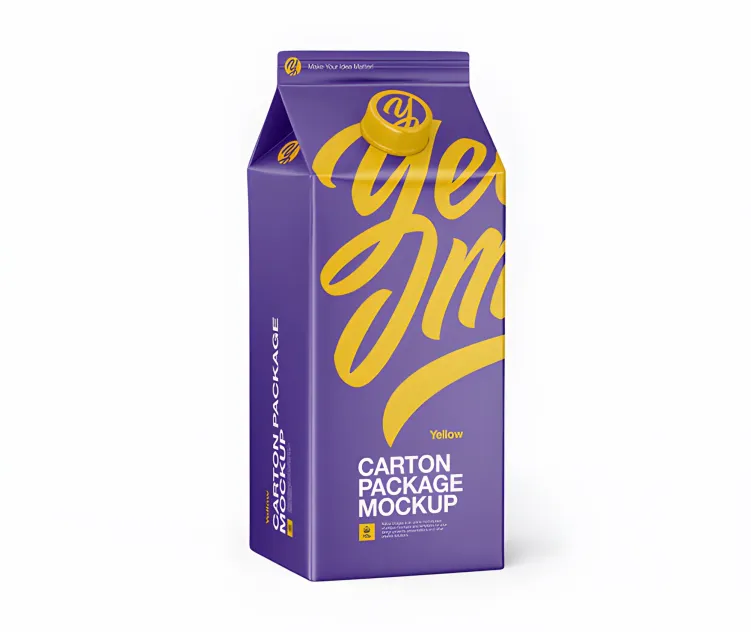 Carton Package With Plastic Cap