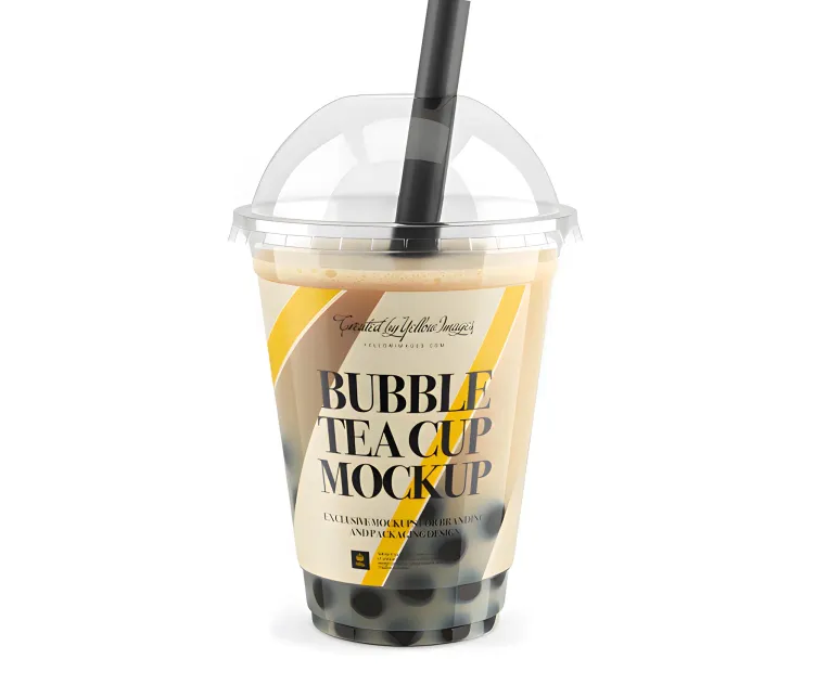 Chocolate Bubble Tea Cup