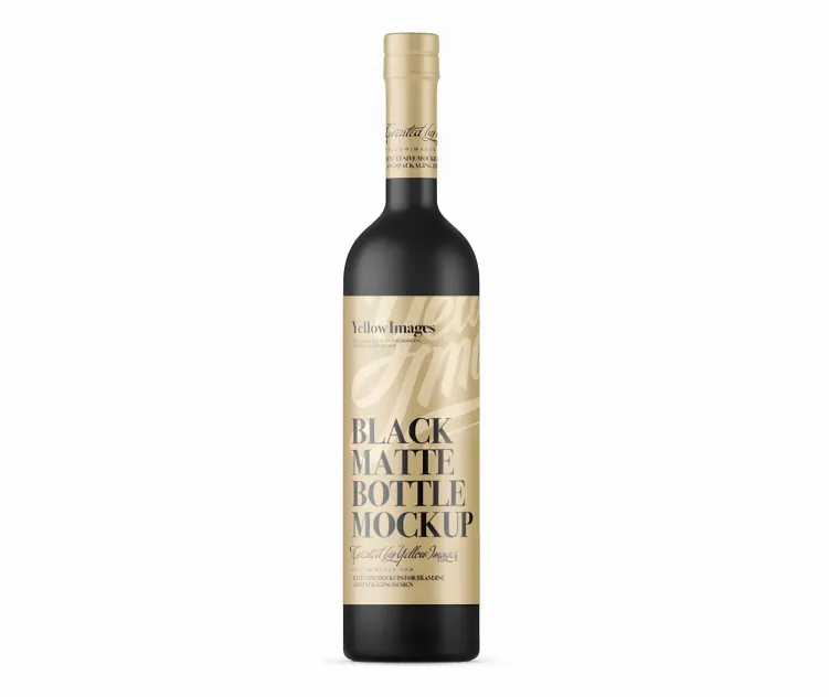Black Matte Bordeaux Bottle 3