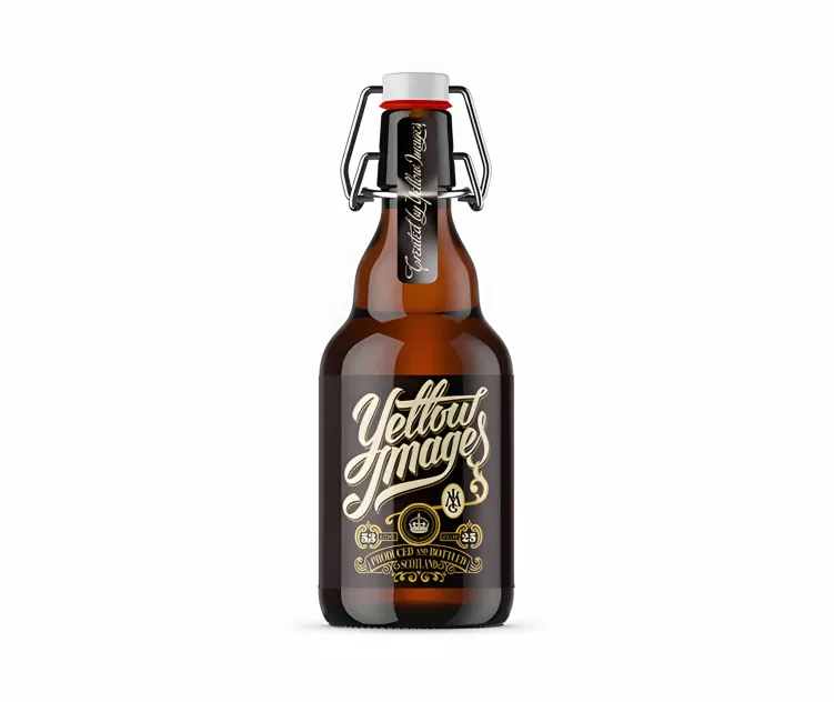 Ml Amber Glass Beugel Bottle