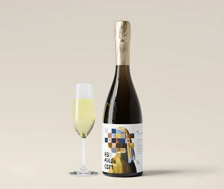 Sparkling Wine Bottle to Showcase Your Wine Products 01