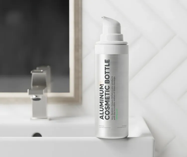 Aluminum Pump Bottle 06