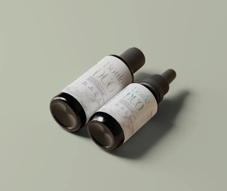 Black Cosmetic Bottle Duo 4