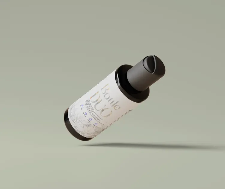Black Cosmetic Bottle Duo 7