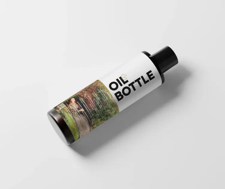 Bottle Black Glass Hair Oil 05