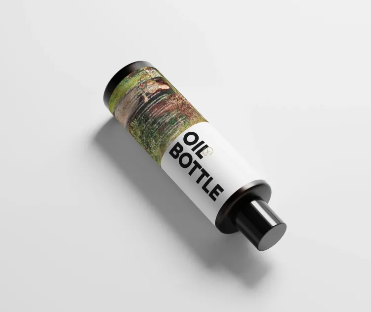 Bottle Black Glass Hair Oil 06