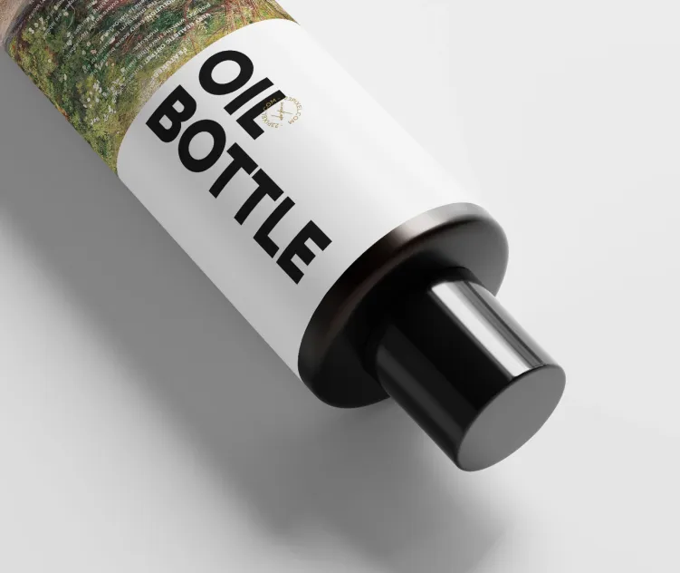 Bottle Black Glass Hair Oil 07