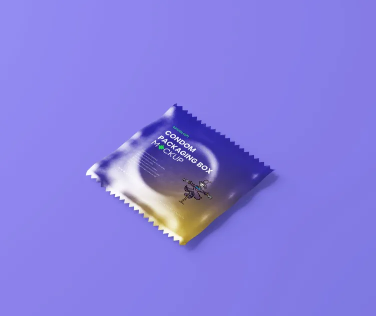 Condom Sachet and Box 03