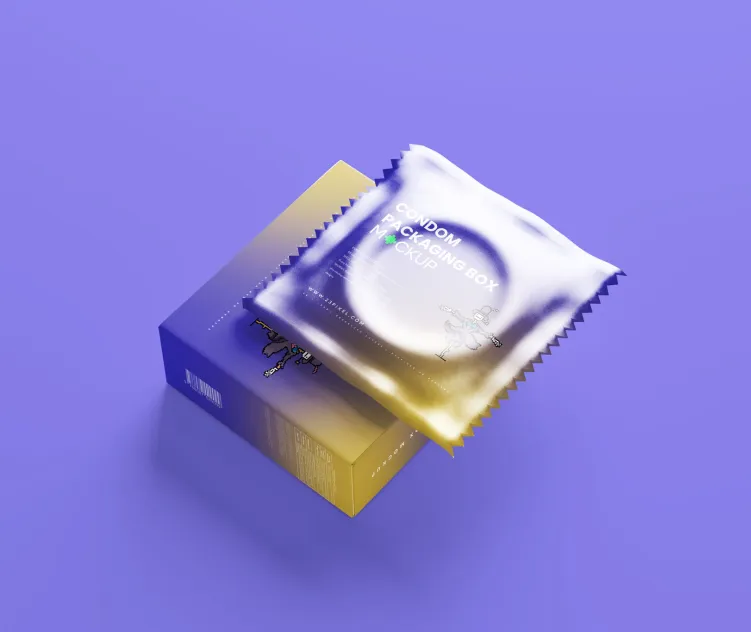 Condom Sachet and Box 04