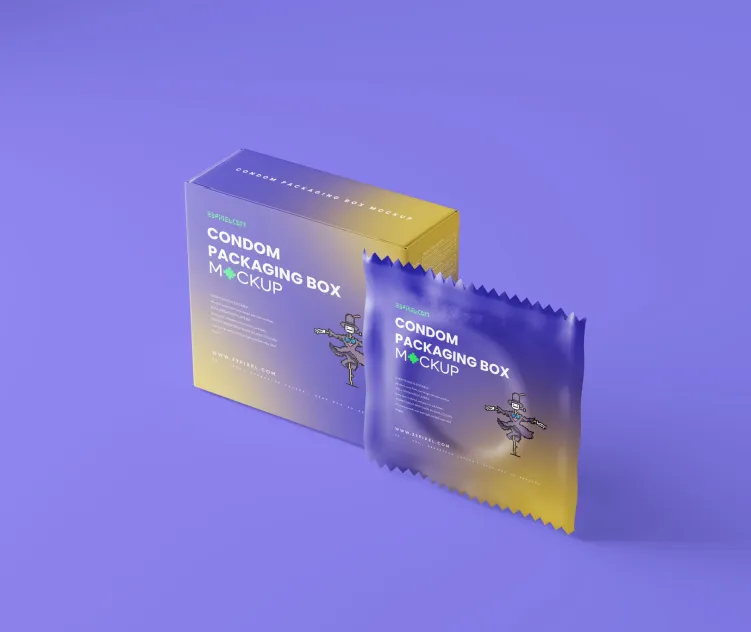 Condom Sachet and Box 07