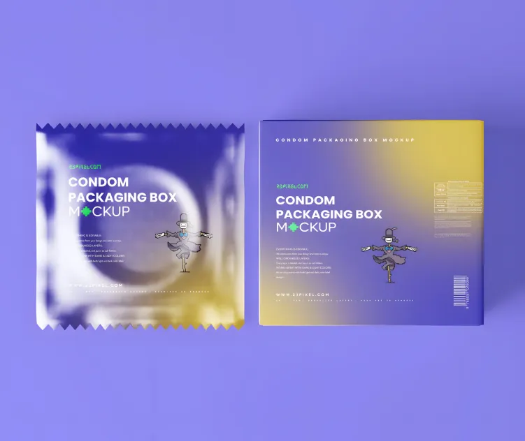 Condom Sachet and Box 08