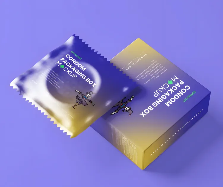 Condom Sachet and Box 09