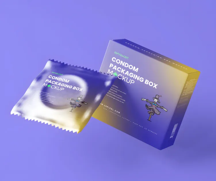 Condom Sachet and Box 10
