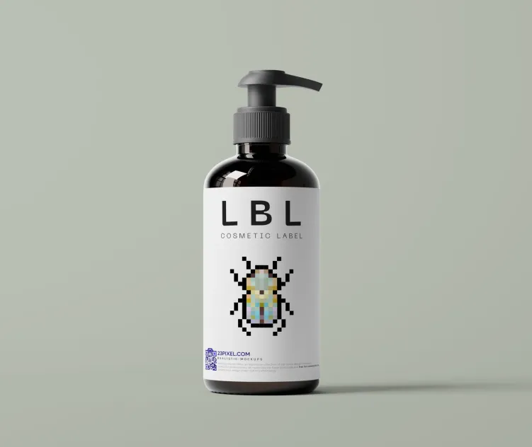 Cosmetic Label Showcasing 12