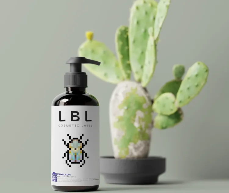 Cosmetic Label Showcasing 7