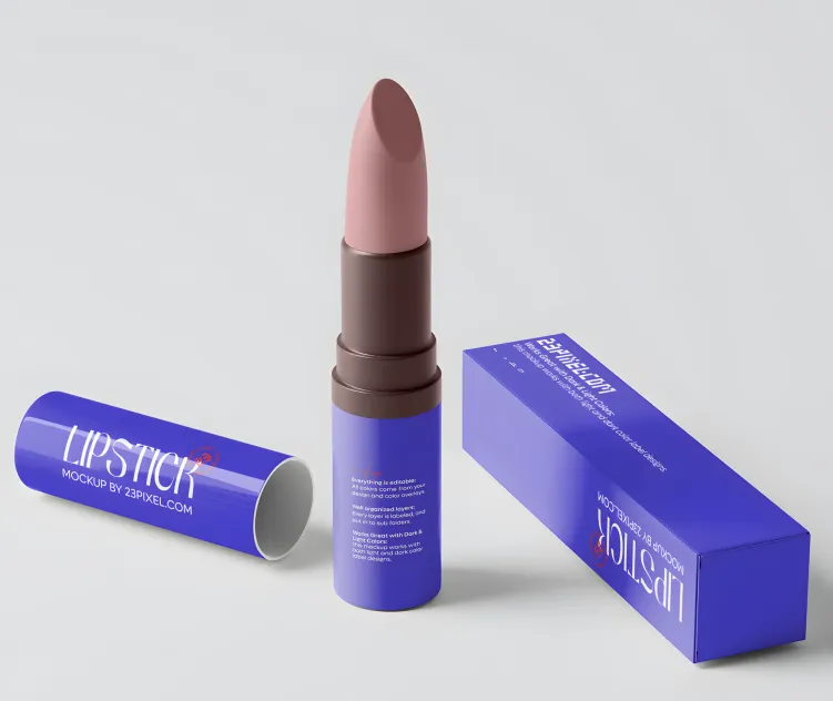 Cosmetic Lipstick and Outer Packaging Box 08
