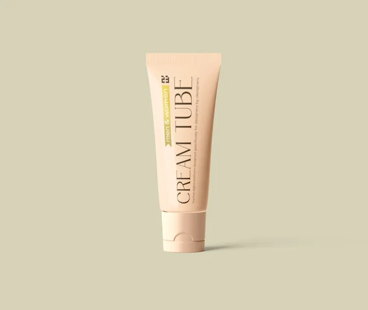 Cream Tube With Large Cap
