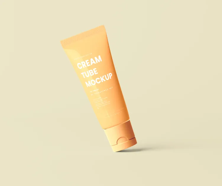 Cream Tube With Large Cap 2