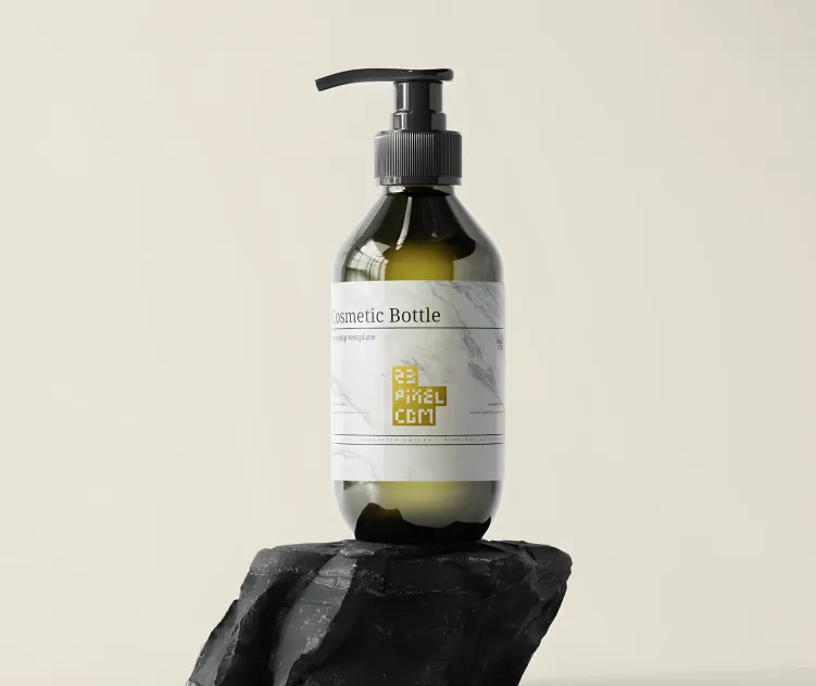 Dark Green Pump Bottle 02