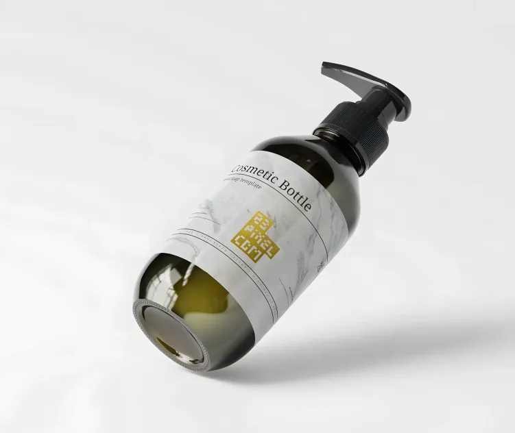 Dark Green Pump Bottle 04
